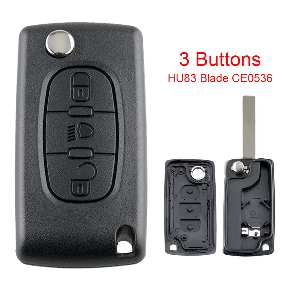 Étui pour clé télécommande à 2/3/4 boutons