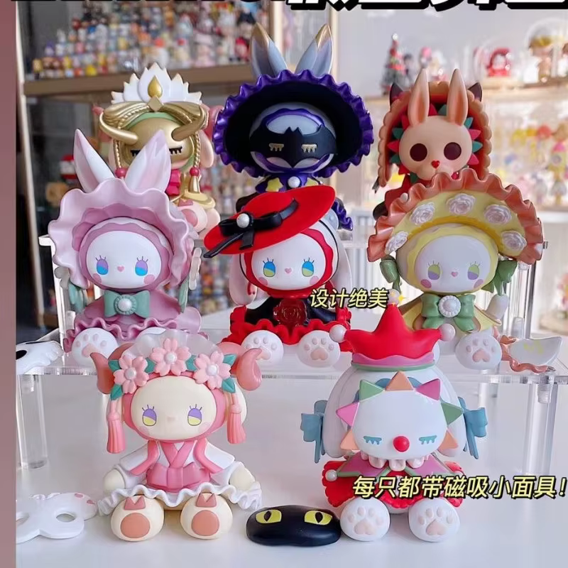 EMMA – série de mascarade de forêt secrète, boîte aveugle, sac Surprise Emma mignon, décor de bureau, ornement, figurine d'action, jouets cadeaux mystère BoGK