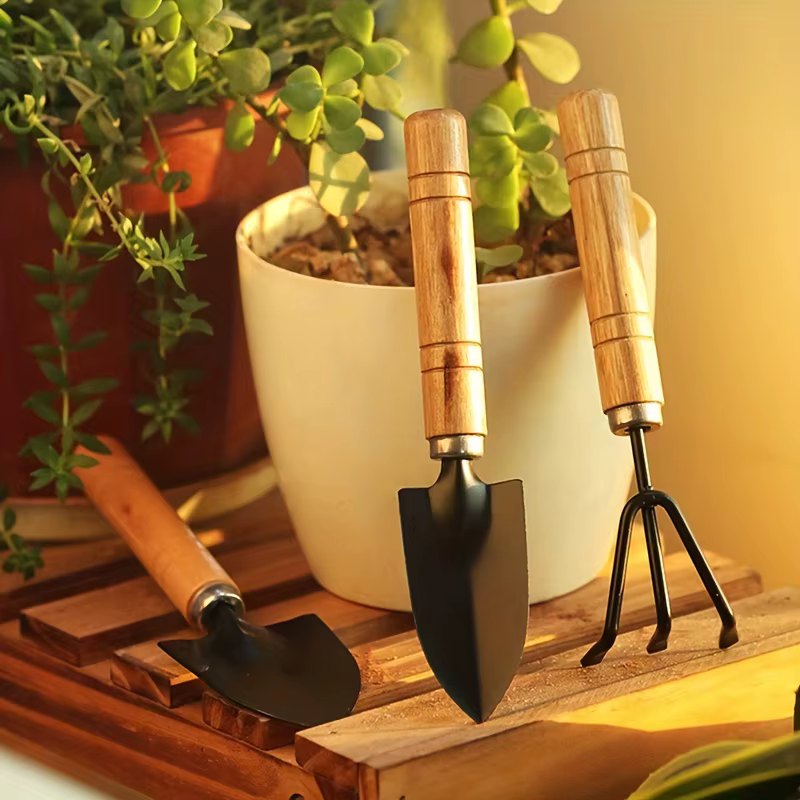Ensemble d'outils de jardinage avec truelle et pelle