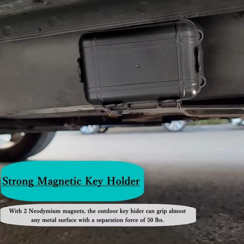Porte-clé magnétique sous la voiture