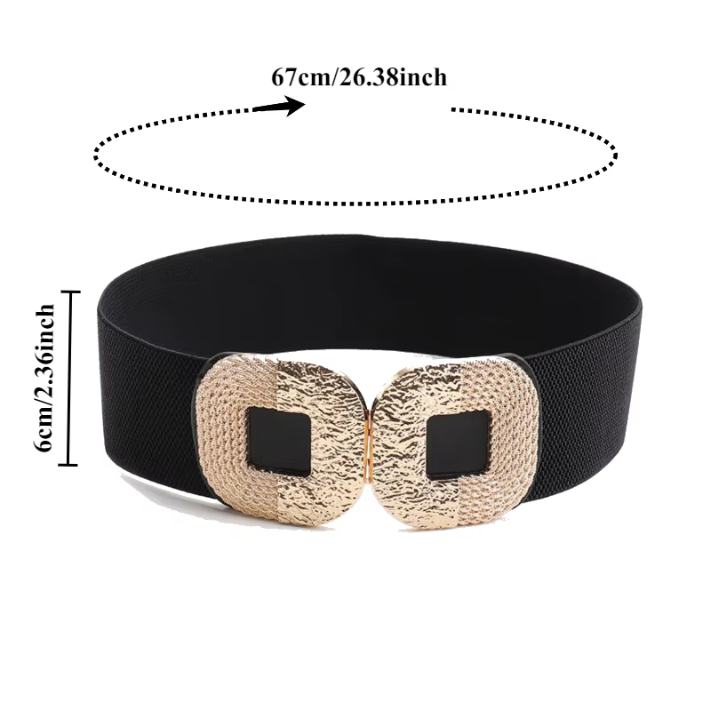 Ceinture de taille pour femme à double boucle