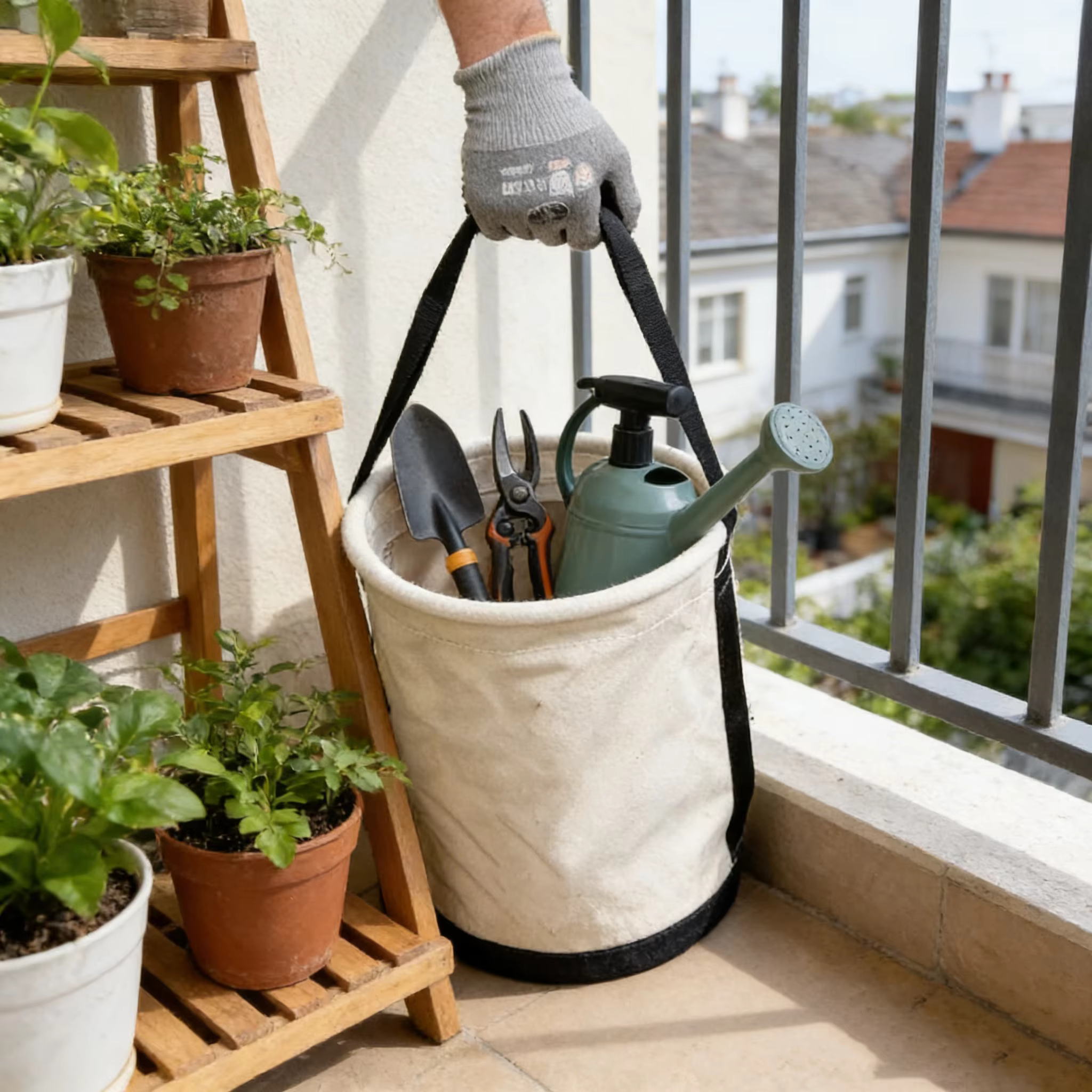 Sac de rangement pour outils de jardin