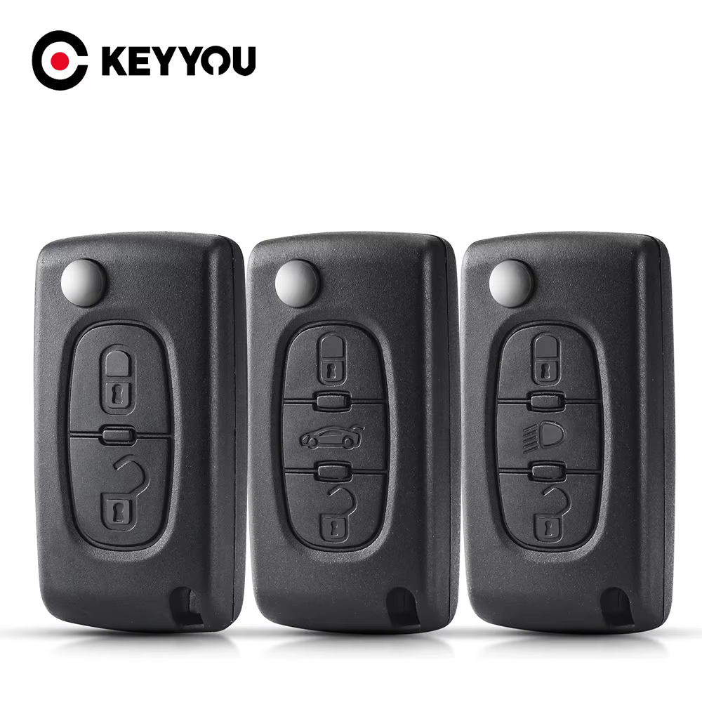 KEYYOU – étui de clé à distance pour Peugeot 207