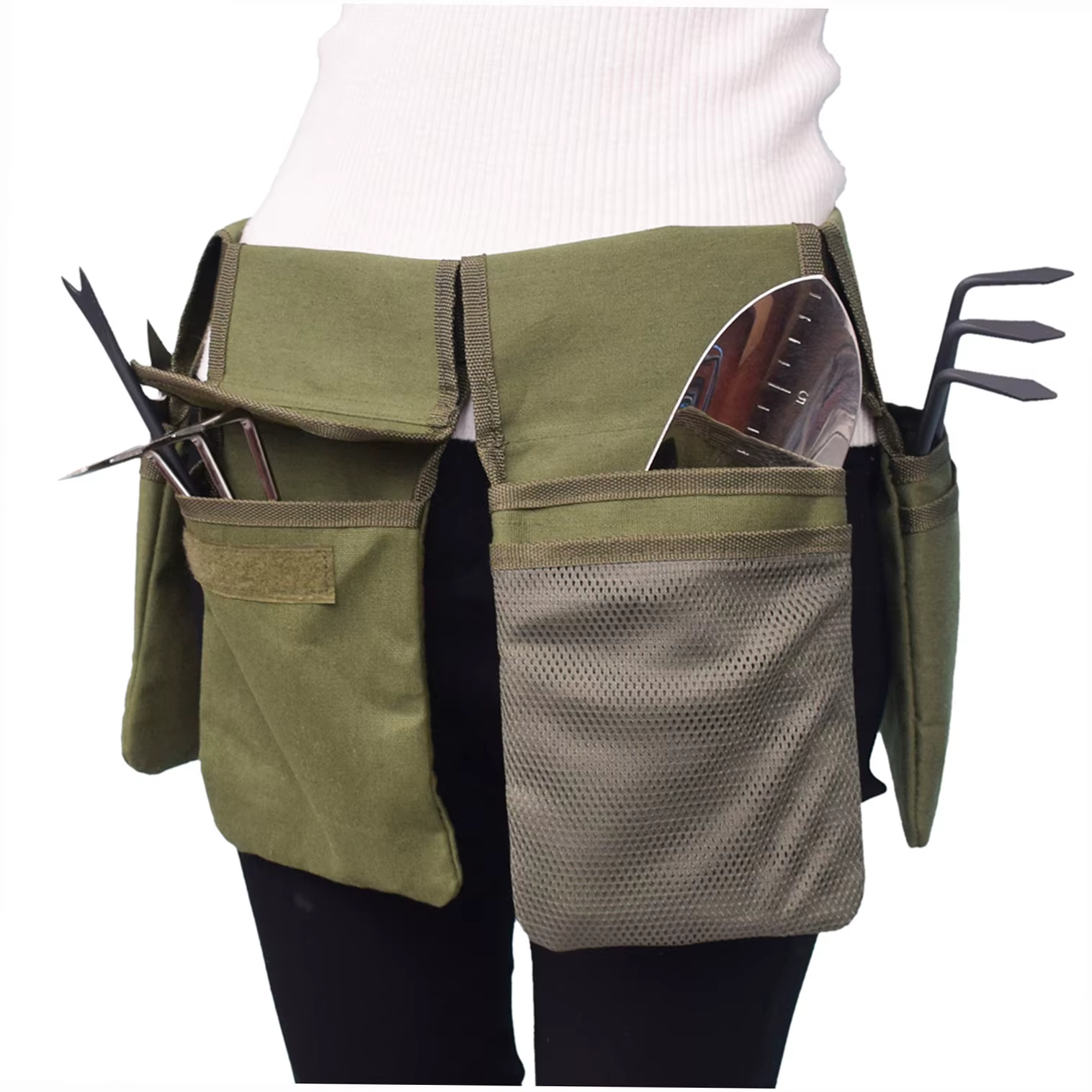 Ceinture à outils de jardin en toile