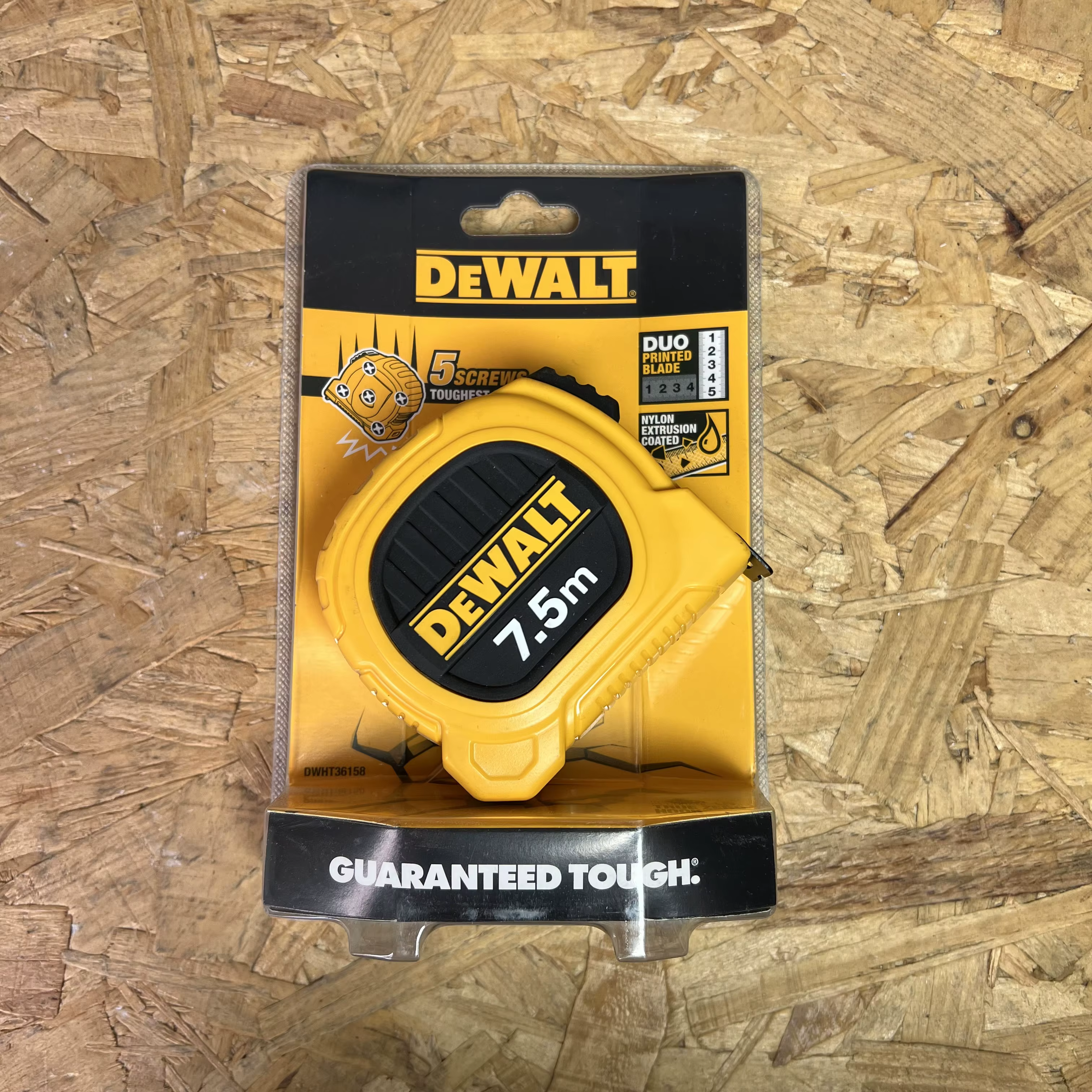 Ruban à mesurer DEWALT de 5 mètres et 7