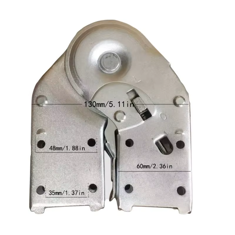 Charnière pliante autobloquante en acier au carbone robuste, haute résistance à la traction, pour pièces d'échelle pliables à usage industriel