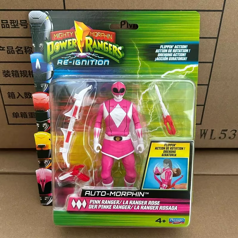 Playmates Mighty Morphin Power Rangers Re-Ignition Auto-Morphin Rita Repulsa Goldar Putty Patroller Figurines Jouets à collectionner et ornements