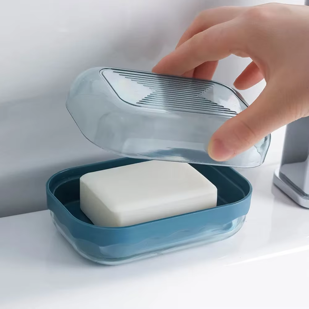 Boîte à savon mignonne avec couvercle