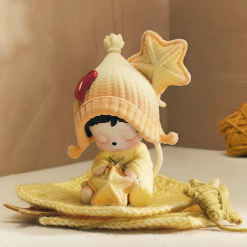 Authentique POP MART Inosoul Ralny Reveries Series Blind Box Figurine de collection de dessin animé pour décoration de