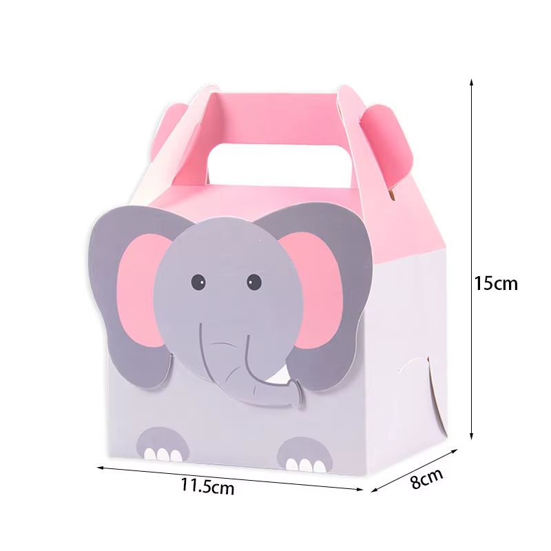 Boîtes à cadeaux d'anniversaire Safari, 10/20 pièces, Lion, renard, éléphant, Zoo, thème d'animaux, boîtes à friandises joyeux anniversaire, bonbons, décoration de fête pour enfants