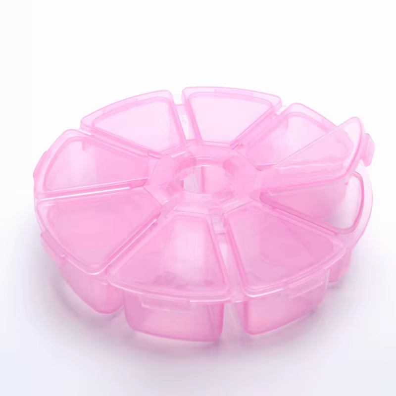 Boîte à outils ronde en plastique