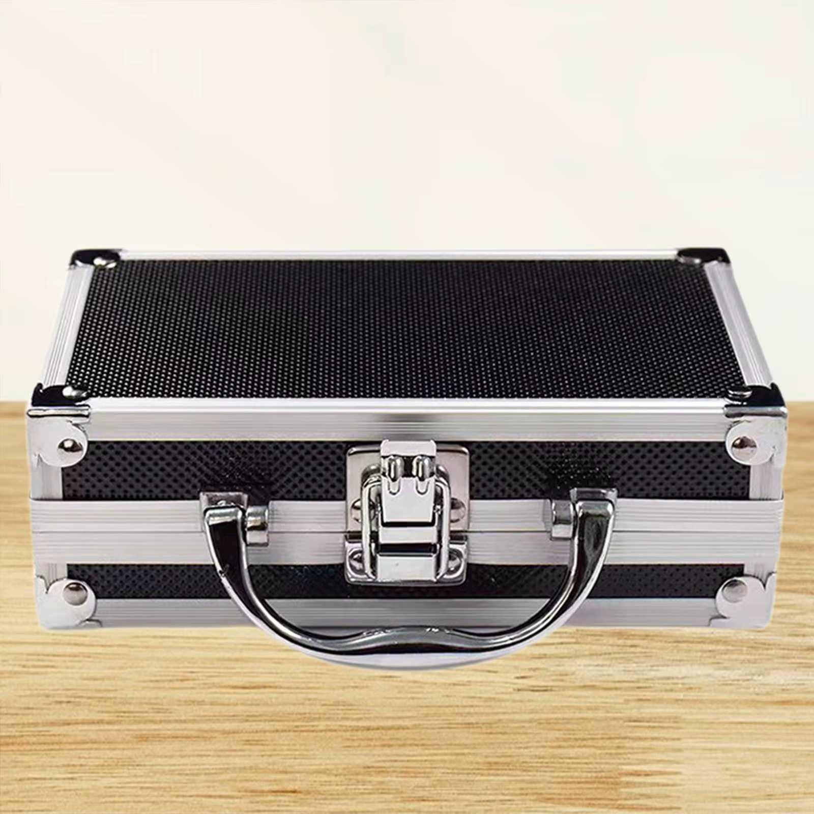 Mallette de transport en alliage d'aluminium 7.09x4.33x2.28 ''valise robuste