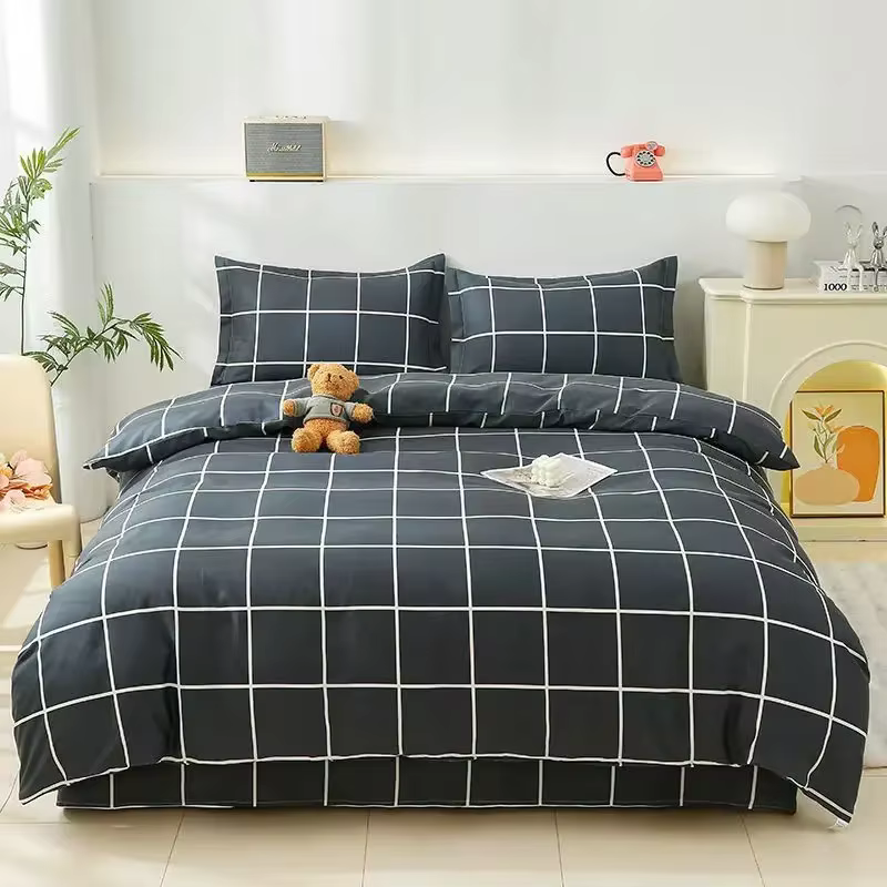 Housses de couette sans boulochage et sans décoloration, adaptées à différents types de peau, housses de couette confortables pour hommes et femmes, 200 cm x 200 cm