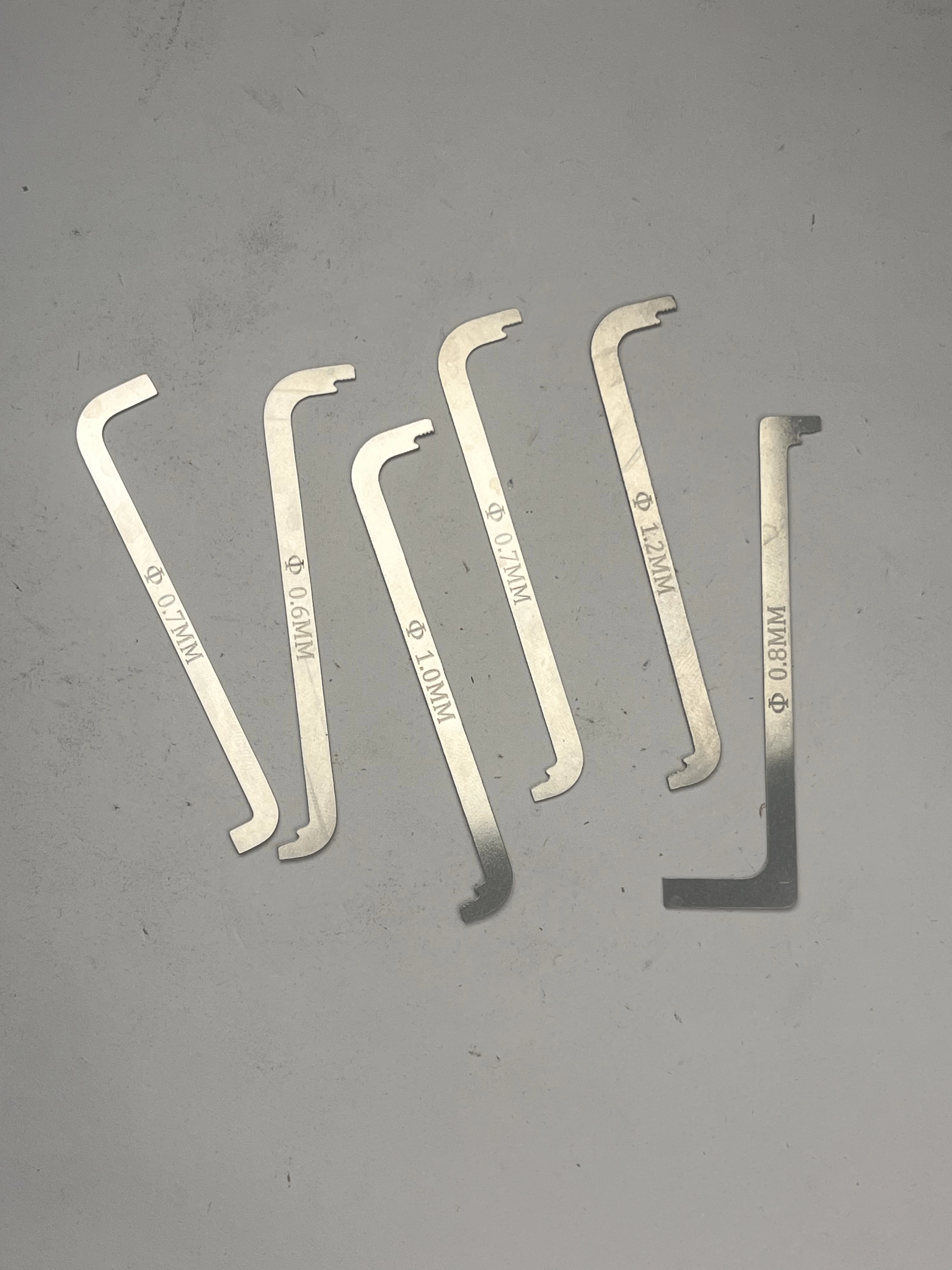 Ensemble d'outils professionnels en acier inoxydable