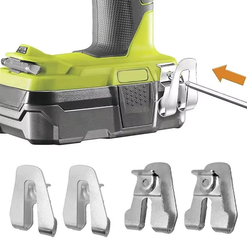 1/2/3 pièces crochets de ceinture avec vis pour Ryobi/pour Ridgid tournevis à percussion support de perceuse clé
