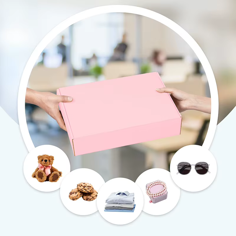 Boîtes d'Expédition en Carton Ondulé pour Emballage de Cadeaux Artisanaux
