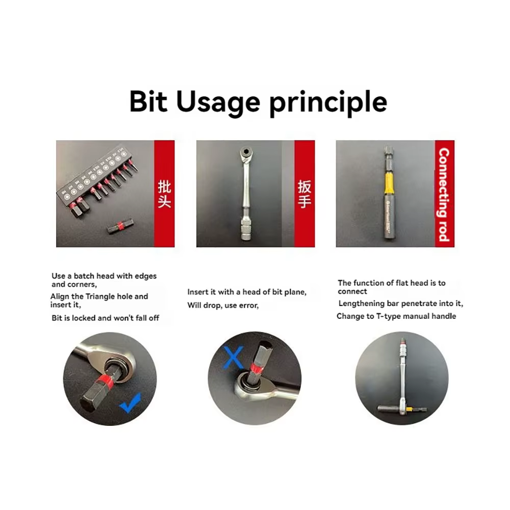 Jeu de clés à cliquet de 1/4 pouce, conception multi-angle, kit d'outils de réparation manuels portables, pour espaces confinés et réparations quotidiennes