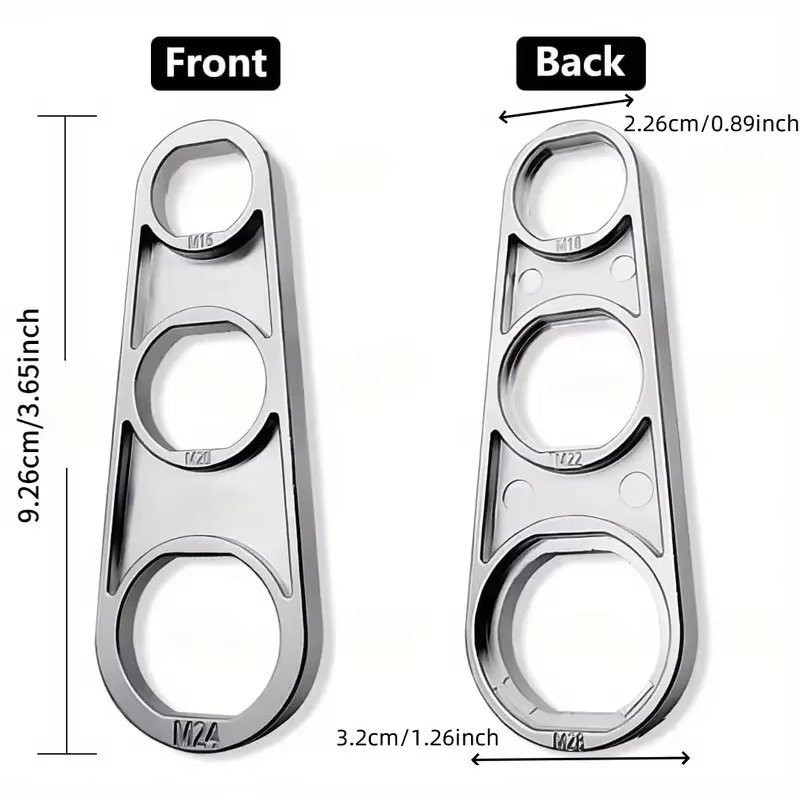 Clé d'aérateur de robinet 6 en 1
