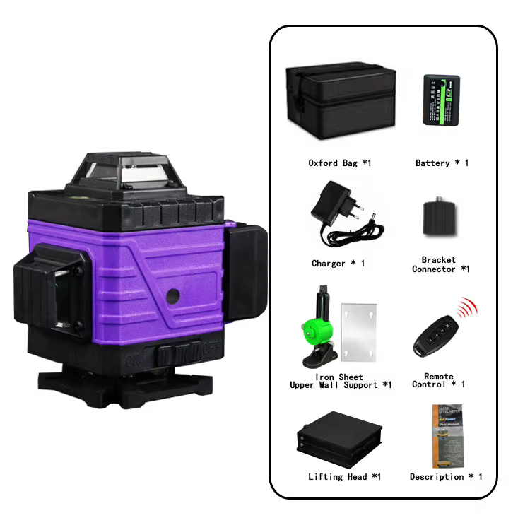 Niveau laser 4D à alimentation directe