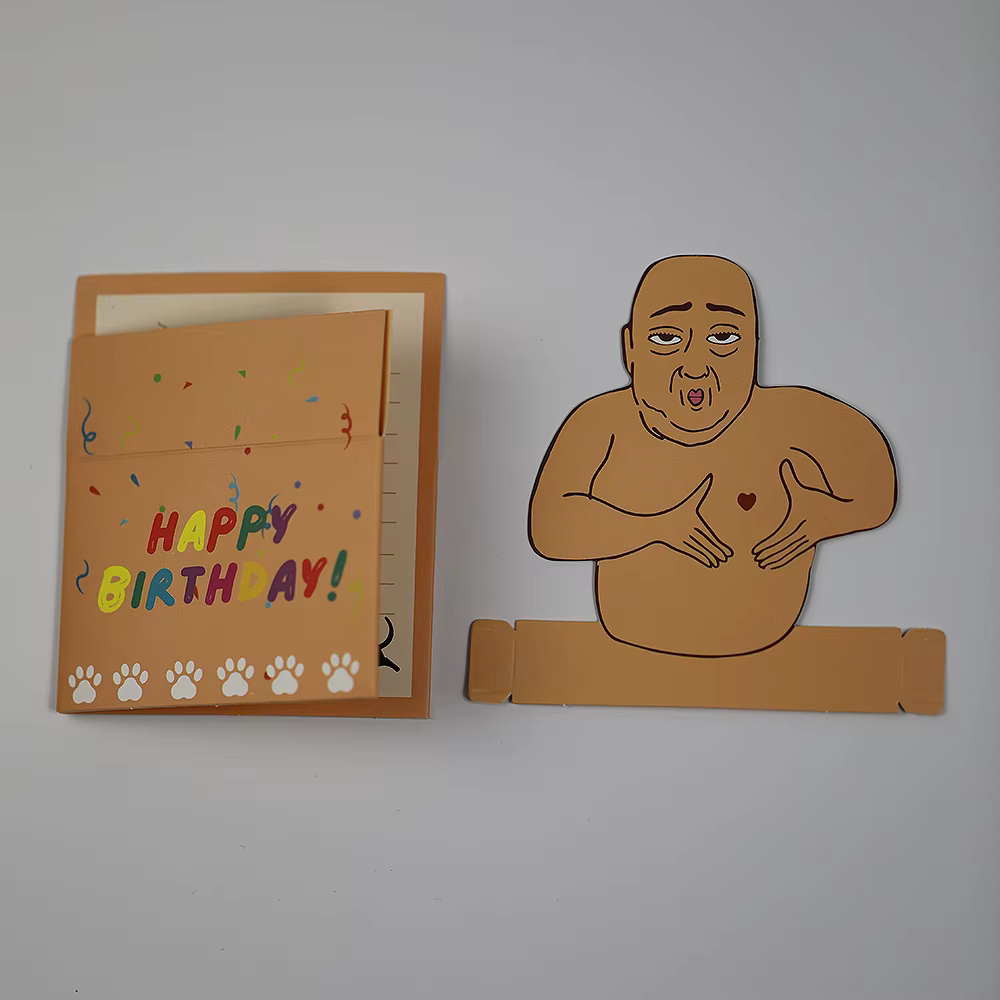 Carte d'anniversaire Pop-Up drôle joyeux anniversaire
