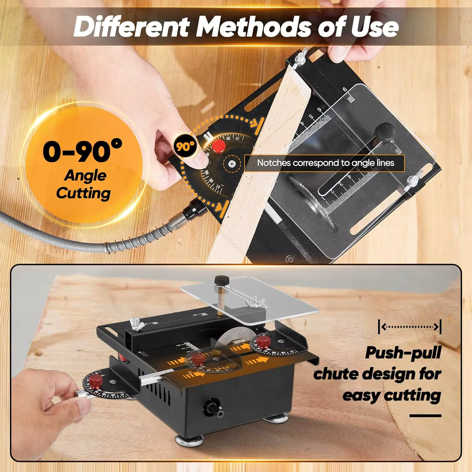 Mini scie de Table multifonctionnelle 100W