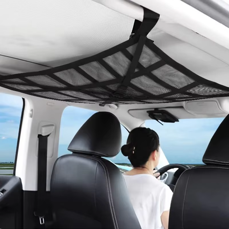 Sac de rangement universel pour plafond de voiture, filet de rangement pour camion, SUV, gain de place, organisateur de coffre de voiture, sac de rangement pour articles divers, sac de chargement de t