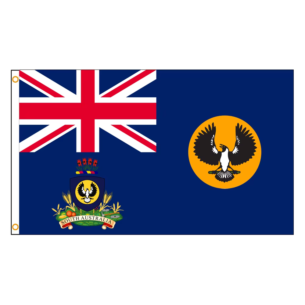 Drapeau de l'État d'Australie du Sud (SA) 3x5 pieds
