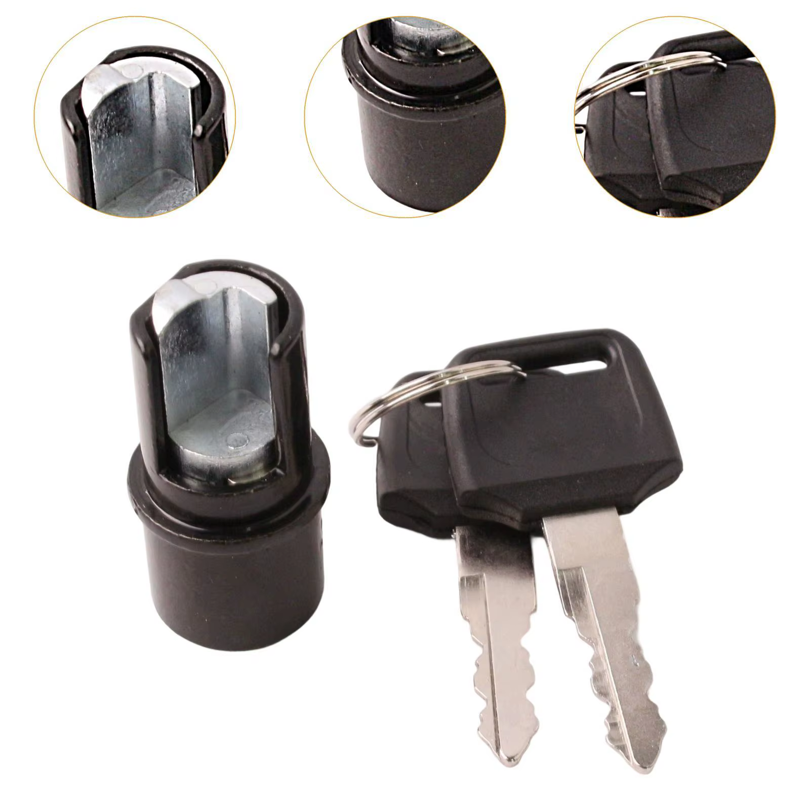 Serrure pour lit de camion enroulable