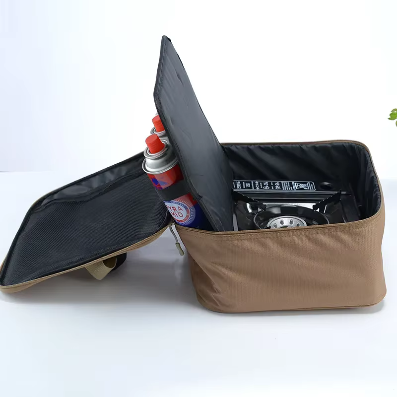 Sac de rangement de réservoir de gaz de Camping en plein air de grande capacité avec sac à outils de caractéristique de