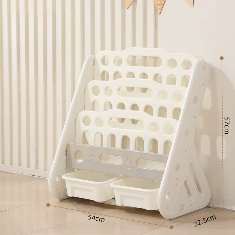 Étagère de rangement 2 en 1 pour enfants