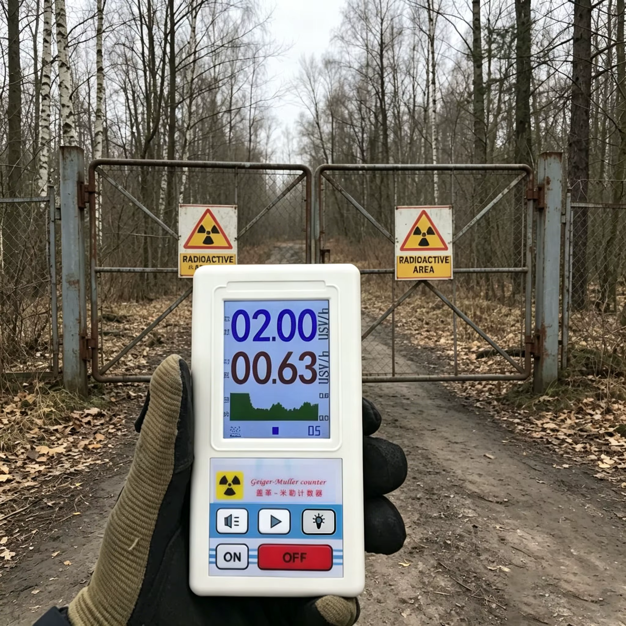 Compteur Geiger BR-6, Dosimètre Personnel, Détecteur de Rayonnement Nuklear, Détecteur LCD de Rayons X, Bêta et Gamma, Testeur Radioactif, Outil pour le Marbre