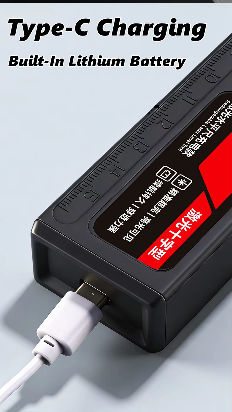 Niveau laser noir multifonctionnel pour la mesure horizontale et verticale