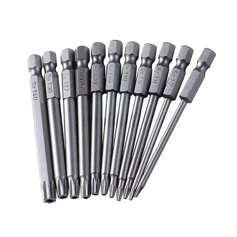 Jeu d'embouts de tournevis Torx creux 75 150mm