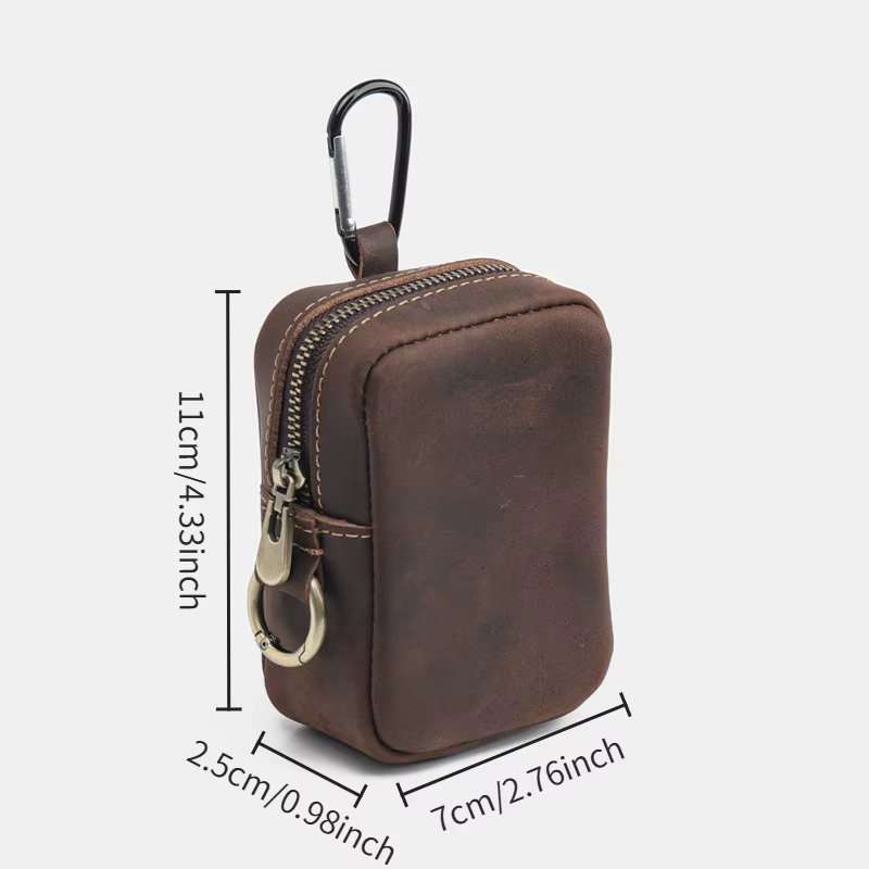 Pochette de rangement pour clés avec mousqueton