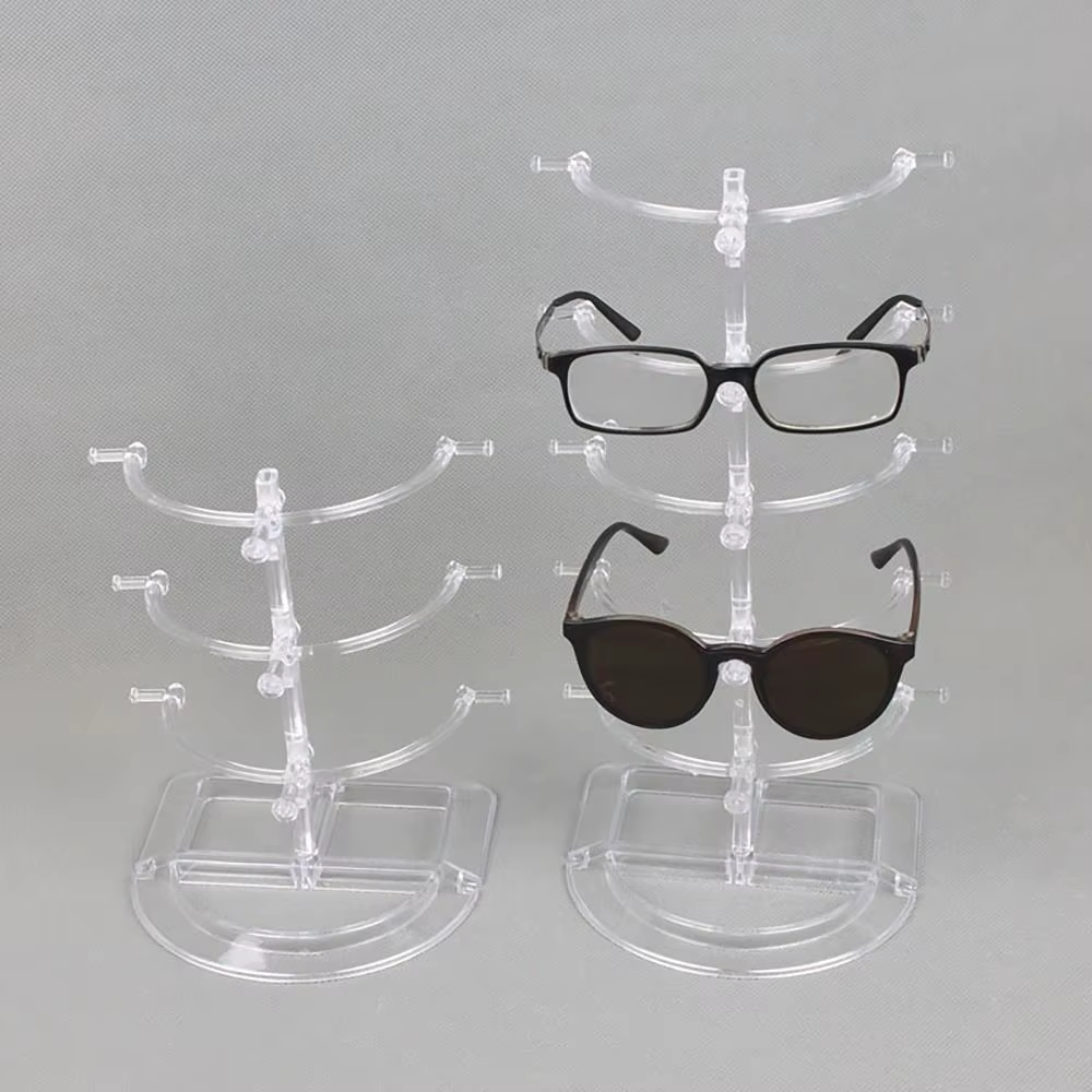 Présentoirs en plastique pour lunettes
