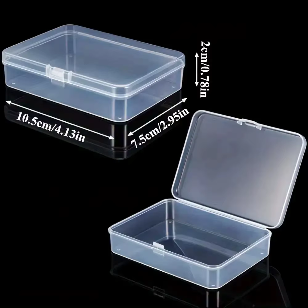 Boîtes de rangement en plastique avec couvercles sécurisés - Mini organisateurs pour perles