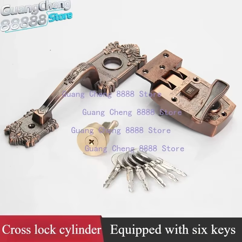 Serrure de porte extérieure en acier