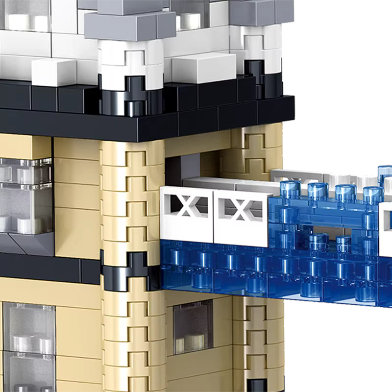 Micro Mini blocs de Construction à ponts jumeaux