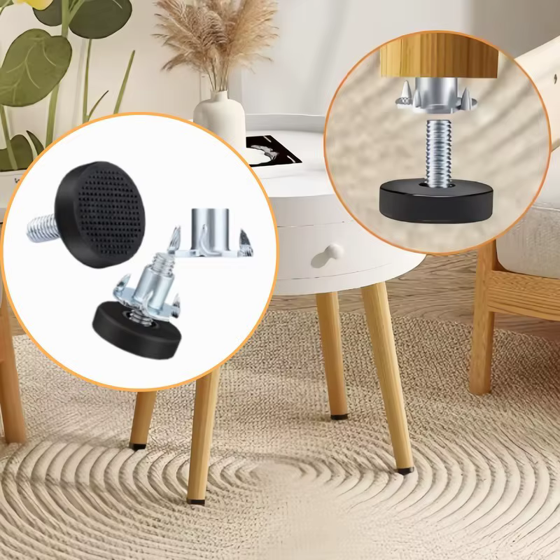 20 pièces pieds de nivellement de meubles | Installation sans outil