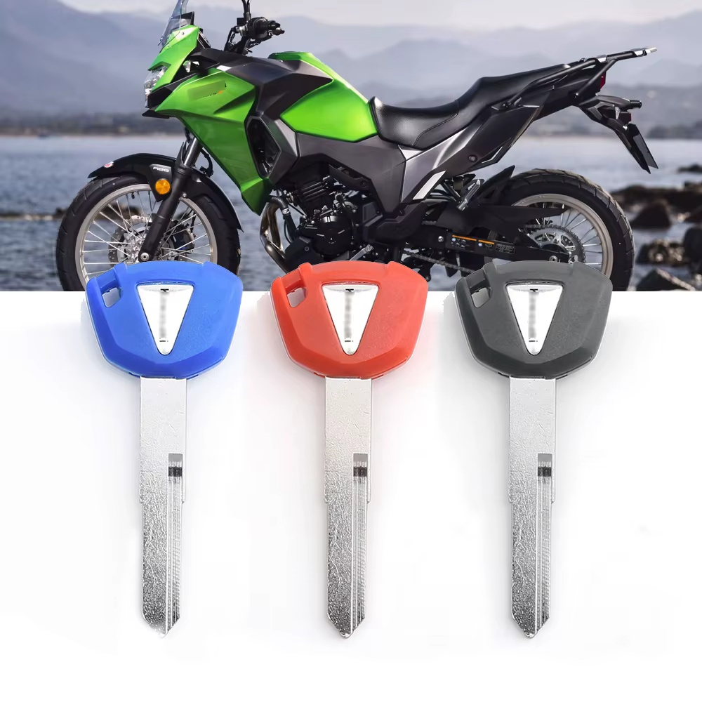 Clé vierge à lame non coupée pour moto, pour Kawasaki Vulcans Versys 650 1000 EX400 ER650 EX650 ZX1000 SX ZX10RR ZX1000 ZX14R ZX1400