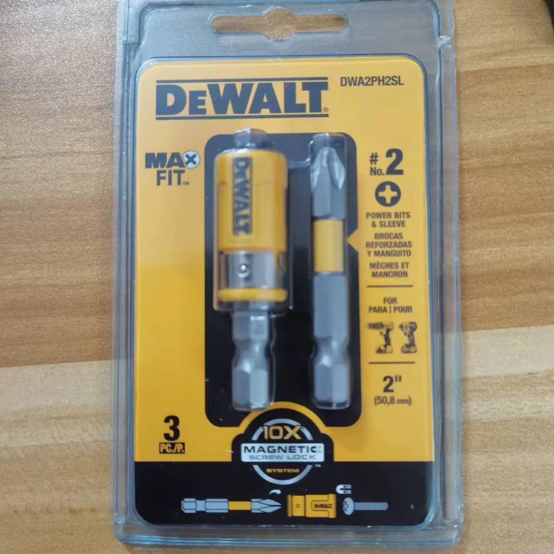 DEWALT Original DWA2PH2SL MAXFIT tournevis embouts 2 pouces PH2 Impact pilote Bit anneau magnétique manchon ventouse outil accessoires