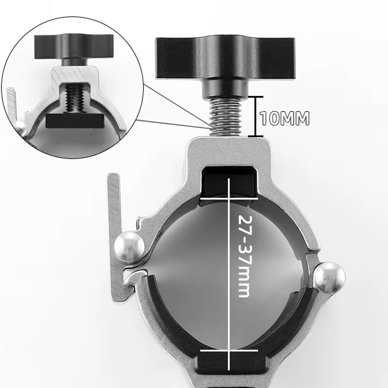 Support universel pour tubes en aluminium