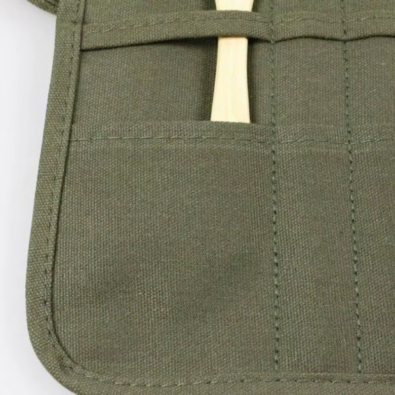 Sac de rangement pour pinceaux de peinture, sac de rangement pour pinceaux à aquarelle et à gouache à 22 emplacements, sac de rangement pour pinceaux de calligraphie, sac à stylos enroulable