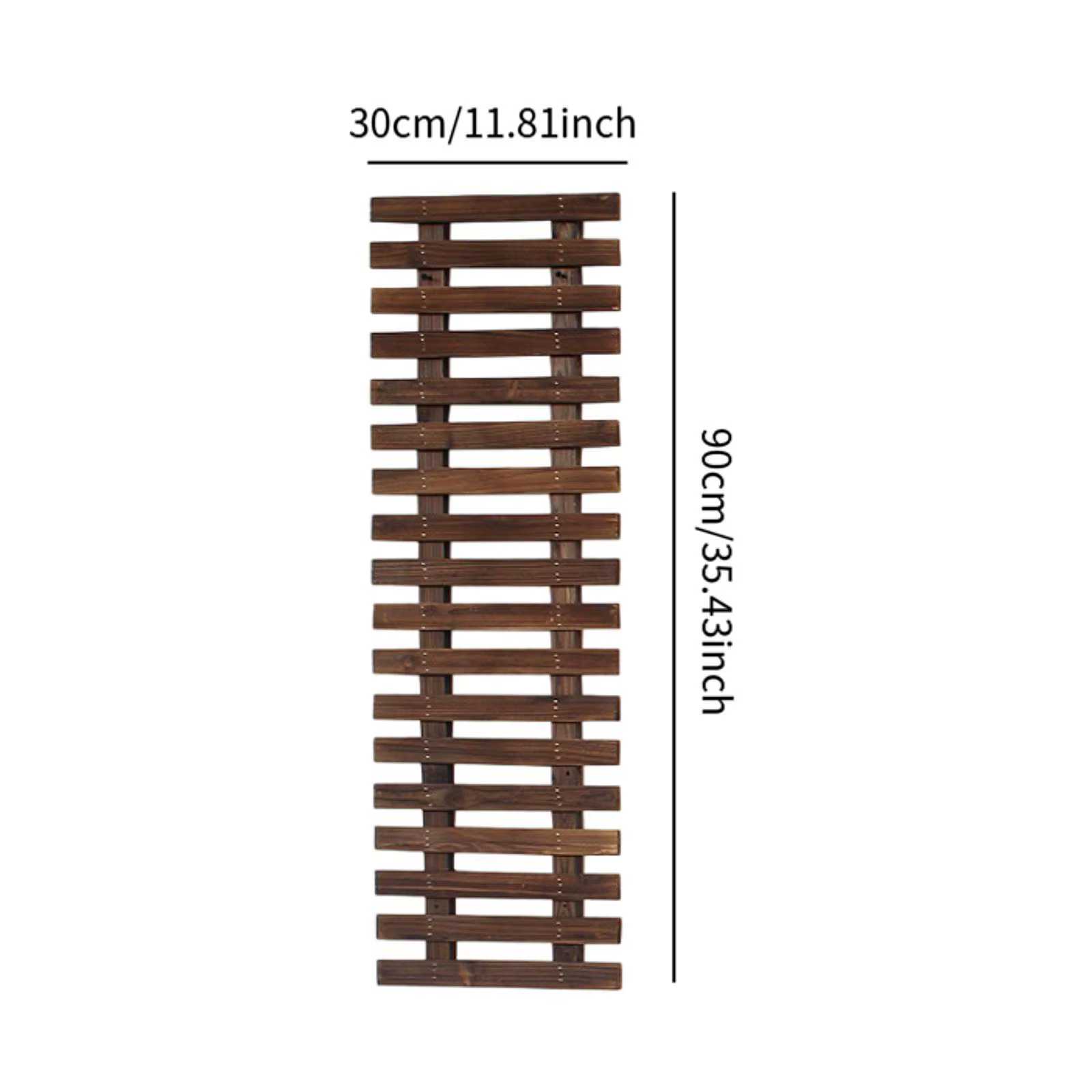 Jardinière suspendue en bois