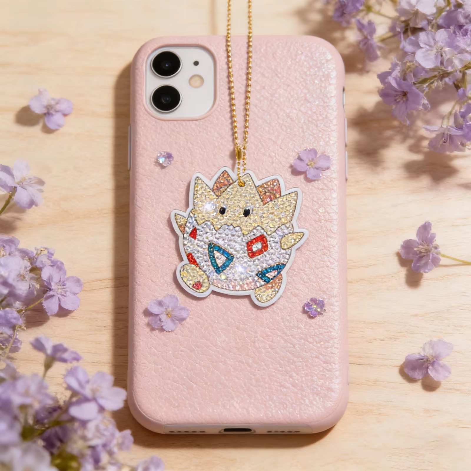 Porte-clés en diamant Pikachu Digimon de dessin animé