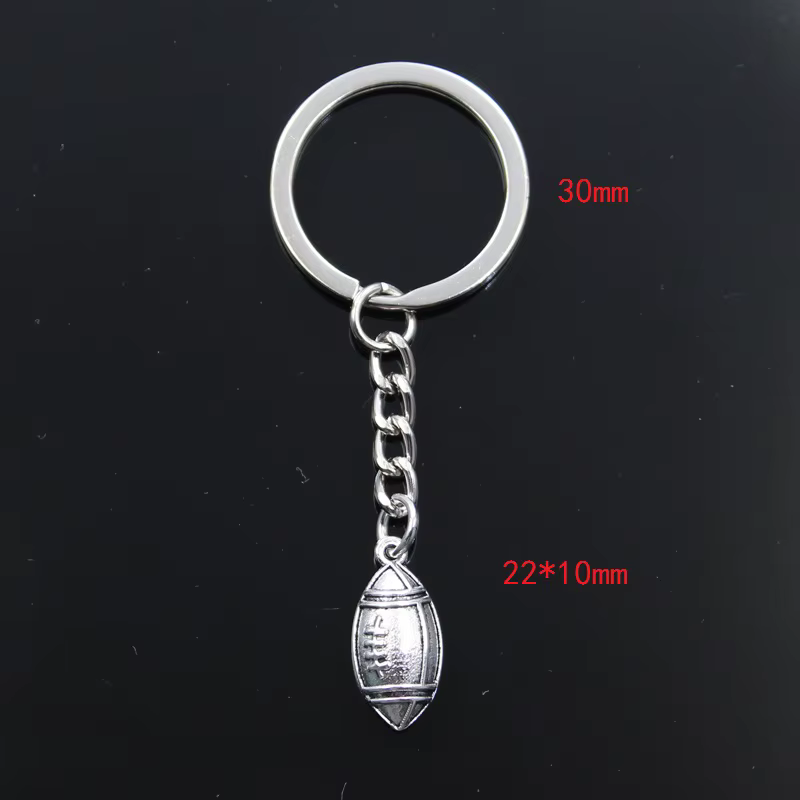 Porte-clés de rugby et de football pour hommes