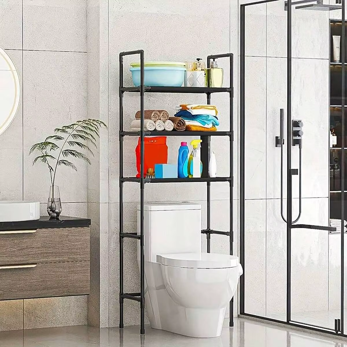 Support de rangement pour salle de bain 1 pièce-3ème étage