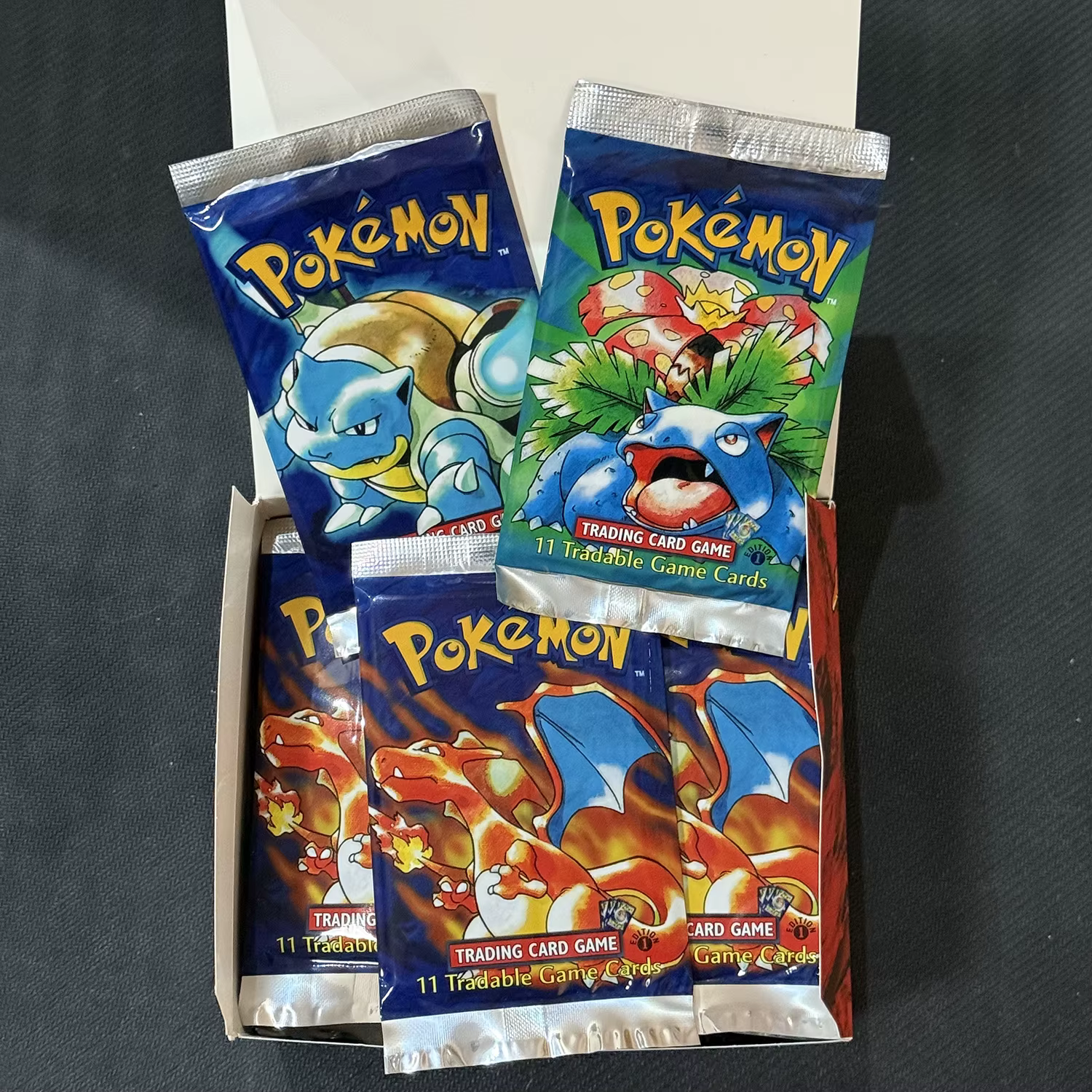 PTCG Booster Pack 11 pièces/sac 1ère édition