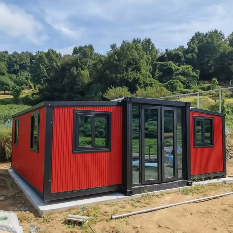 Maisonnette mobile moderne pliable sur mesure, entrepôt pliable préfabriqué, hangar de jardin, conteneur préfabriqué