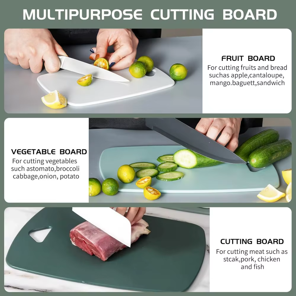 Planche à découper en plastique, planche à découper pour aliments pour bébés, multifonctionnelle, haute valeur esthétique, sanglier de coupe de fruits ménagers